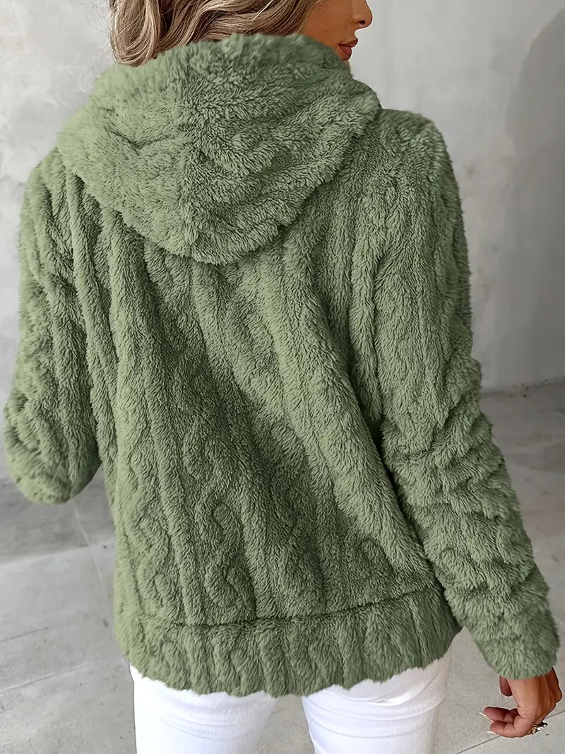 Ganka | Long-sleeved hooded jumper with zip