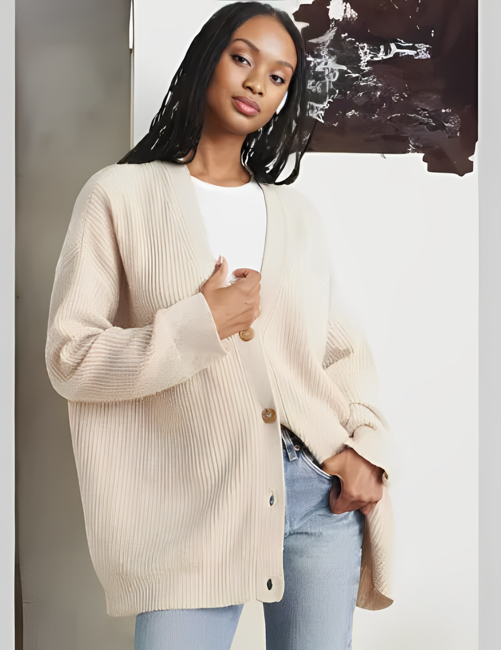 Federica | Elegant Cardigan with Buttons