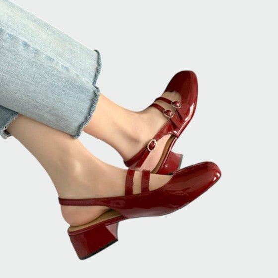 Nora Beau | Orthopaedic Leather Flats Mary Jane