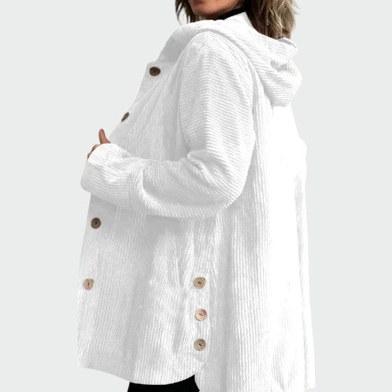 Cordia | Cozy Corduroy Hooded Jacket
