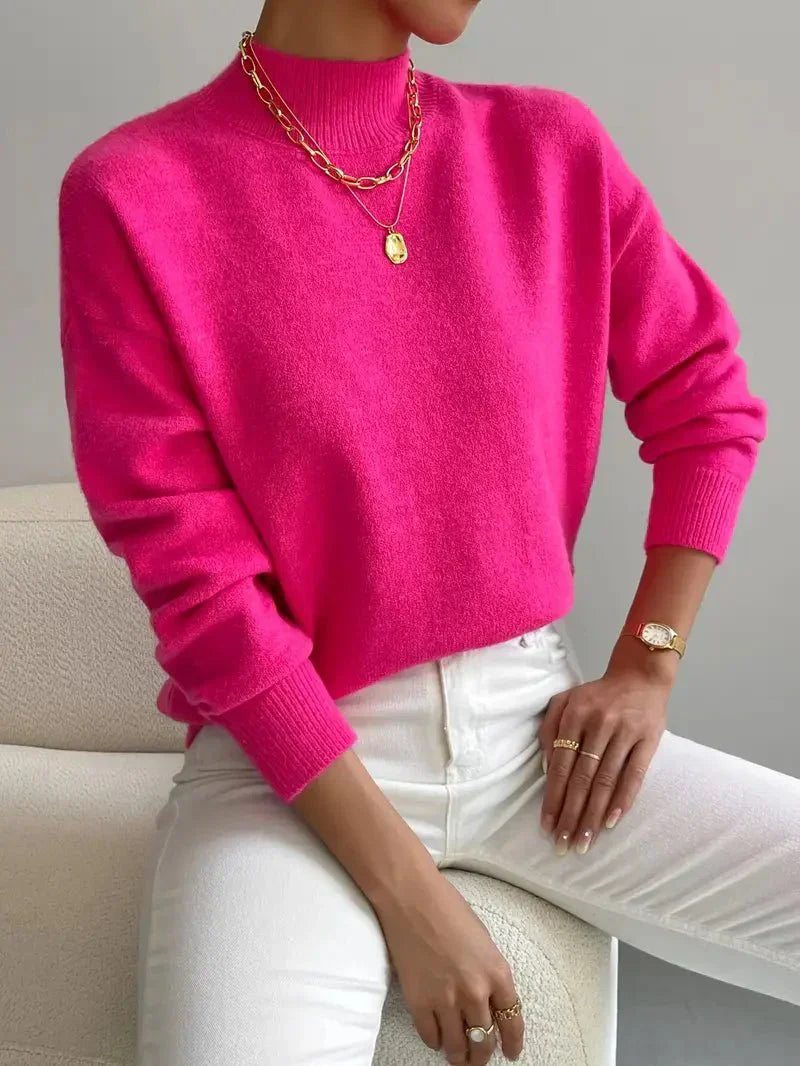 Marilena | Elegant Roll Neck Jumper