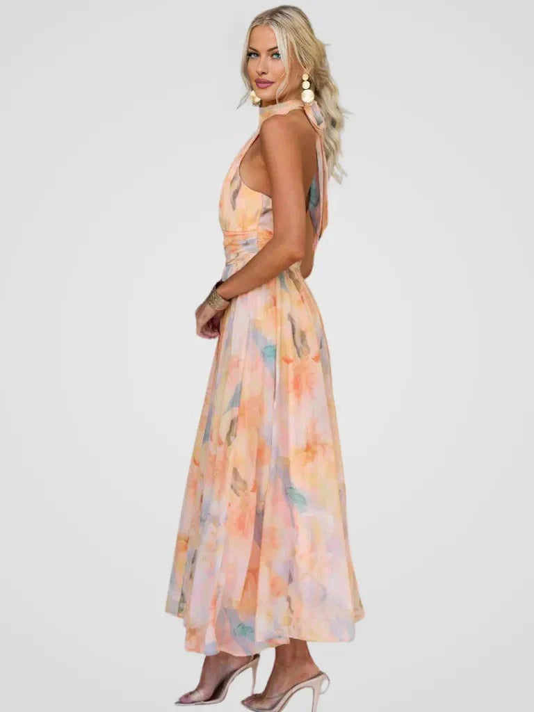 Emily | Peach-Coloured Dress