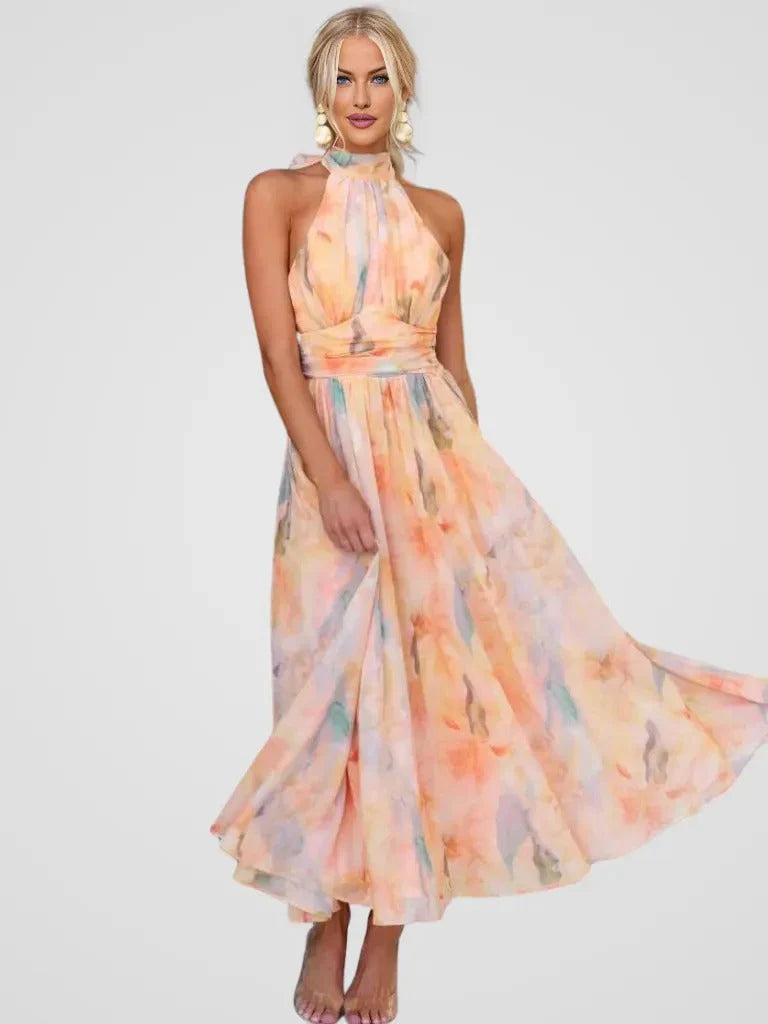 Emily | Peach-Coloured Dress